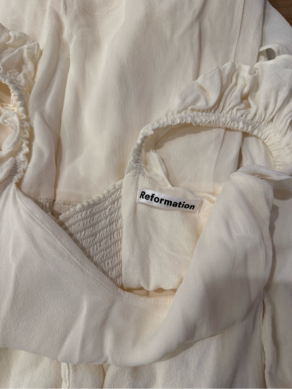 Reformation Gimlet Dress in Ivory - Picture 3 of 3